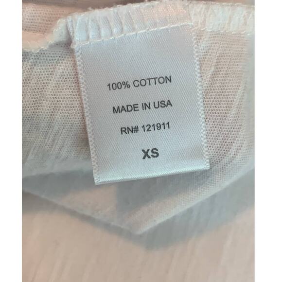 LNA white Fallon V neck short sleeves tee size XS - Picture 3 of 9